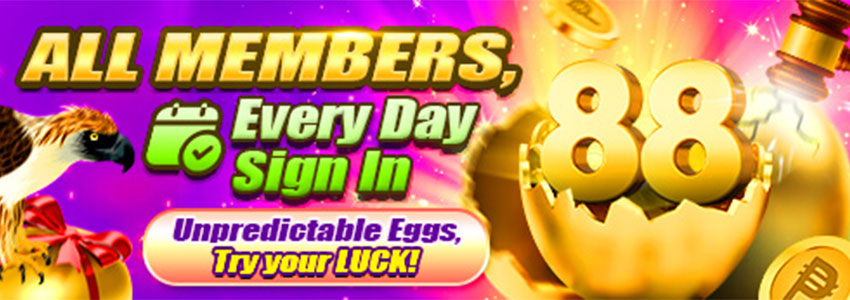 Login 7 Days to Claim  ?210 Sign In Bonus + 7 Golden Egg