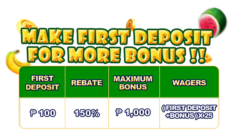 150% Daily First Deposit Bonus, Maximum Bonus ?1000