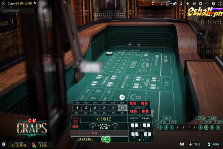 Evolution?Live Craps Bets Online-The Point Rolls