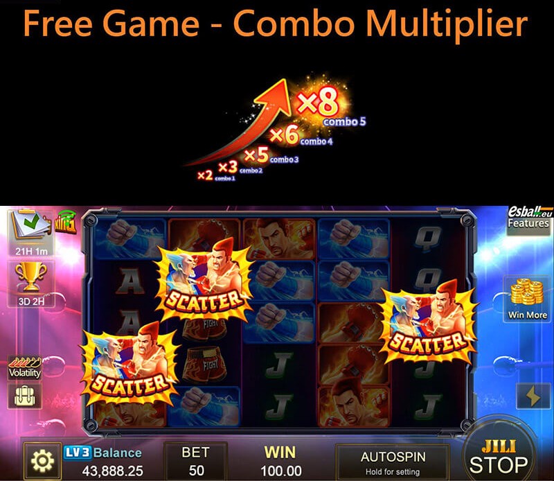 JILI Boxing King Slot Machine-Free Game