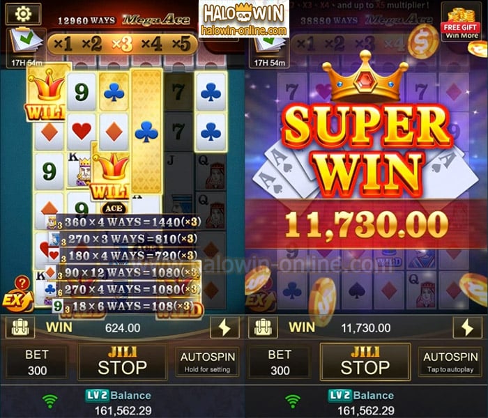 Jili Mega Ace Slot Game Jackpot 3X Win ?11,730