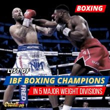 List of IBF Boxing Champions in 5 Major Weight Divisions