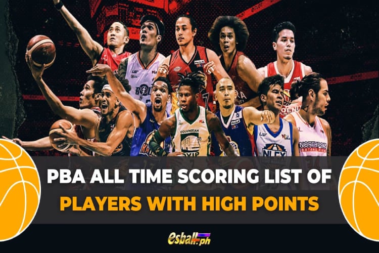 PBA All Time Scoring List of Players with High Points